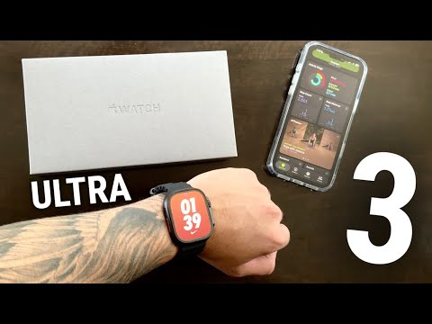 Видео: РАСПАКОВКА И НАСТРОЙКА Apple Watch Ultra 3 (черный титан)