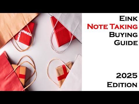 Видео: Руководство по покупке конспектов Eink 2025