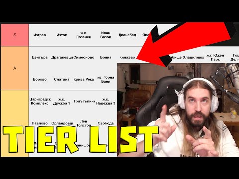 Видео: Най-ДОБРИТЕ КВАРТАЛИ в София Tier List!