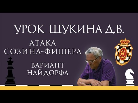 Видео: Видеоурок Д.В. Щукина. Атака Созина-Фишера в варианте Найдорфа Сицилианской защиты