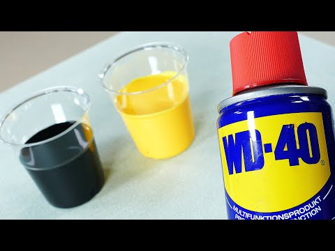 Видео: Рисование красками wd40 - текучее абстрактное искусство