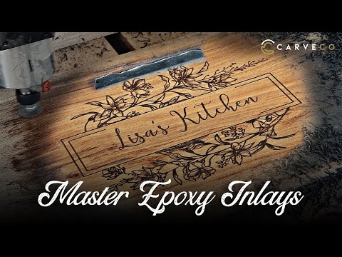 Видео: Эпоксидные инкрустации с ЧПУ 101