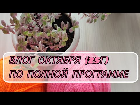 Видео: Влог октября 25г, по полной программе #вязовлог #рукивдело 
