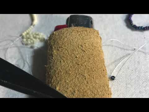 Видео: Чехол для зажигалки с бусинами