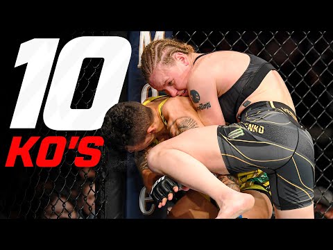 Видео: 10 лучших нокаутов среди женщин наилегчайшего веса в истории UFC