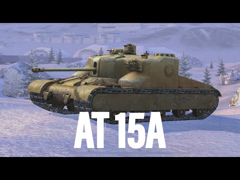 Видео: AT 15A Каторга в 3 отметки | Tanks Blitz