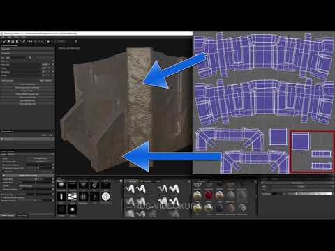 Видео: Substance Painter для новичков - Подготовка проекта: 01 - UV развертка и тексельная плотность