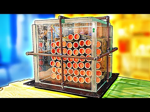 Видео: Что если 50 КОРСАРОВ-12 взорвать В КУБЕ из БРОНЕСТЕКЛА !?..🔥
