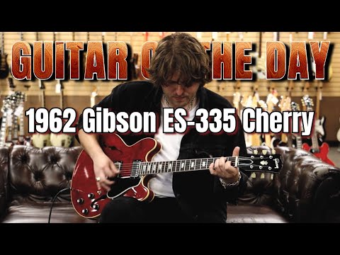 Видео: Gibson ES-335 Cherry 1962 года | Гитара дня