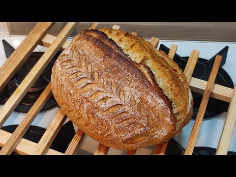 Видео: Серый хлеб на пшеничной закваске👍🤗
