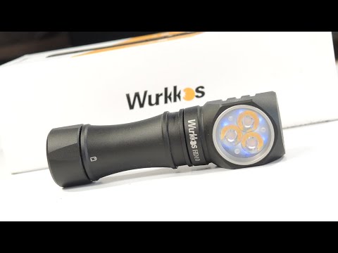 Видео: Первый налобный мини фонарь от Wurkkos HD10 на Anduril 2 1200 lm RGB подсветка