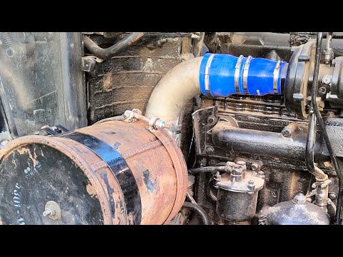 Видео: Турбина давит масло?! Или один из способов устранение проблемы МТЗ-82