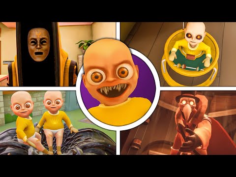 Видео: ПОЛНОЕ ПРОХОЖДЕНИЕ РЕБЕНОК В ЖЕЛТОМ СЛУЖЕНИЕ КОРОНЕ ► The Baby In Yellow Act 4: Crown Childcare