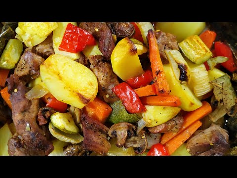 Видео: Жаркое из бедра индейки в духовке