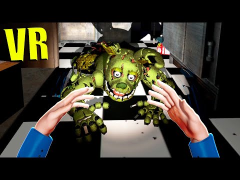 Видео: VR АНИМАТРОНИКИ ПУГАЮТ ОХРАННИКА FNAF COOP GMOD ► Garry's Mod