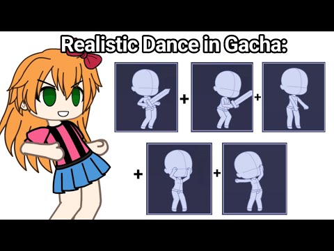 Видео: «Реалистичный танец» в Gacha на протяжении многих лет: 😳👈