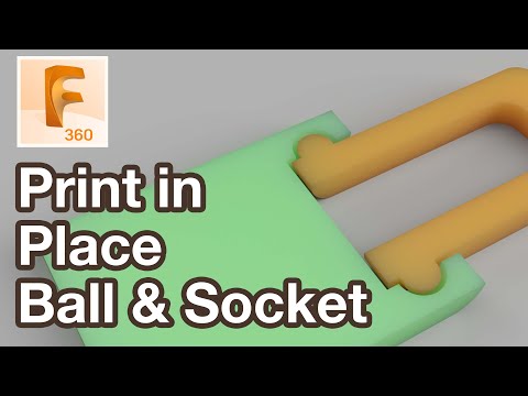 Видео: Учебное пособие по Autodesk Fusion 360: проектирование шарового шарнира с помощью параметрическог...