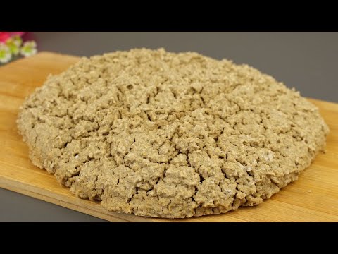Видео: Овсянка и вода! Полезных хлеб из 2 ингредиентов. Без муки! Без дрожжей!