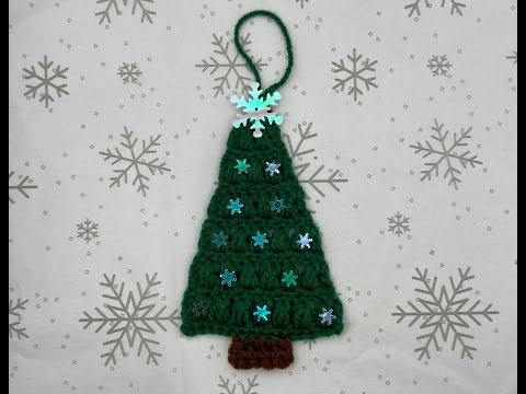 Видео: Зелёная ёлочка крючком, #2