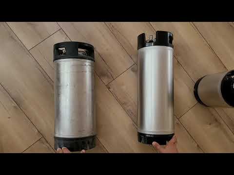 Видео: Сравнение кег корнелиус оригинал и китайских Keg Maxs от Beer Technics