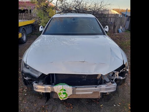 Видео: Приступаю к ремонту белой Audi a6c7 со страхового аукциона США