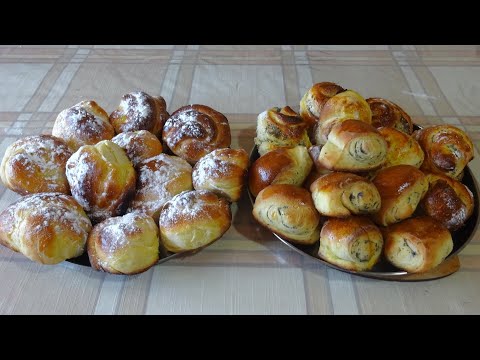 Видео: Вкуснейшие булочки и рулетики с маком и сгущенкой.