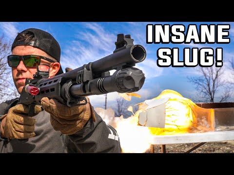 Видео: Насколько эффективна самая МОЩНАЯ в мире пуля для дробовика???