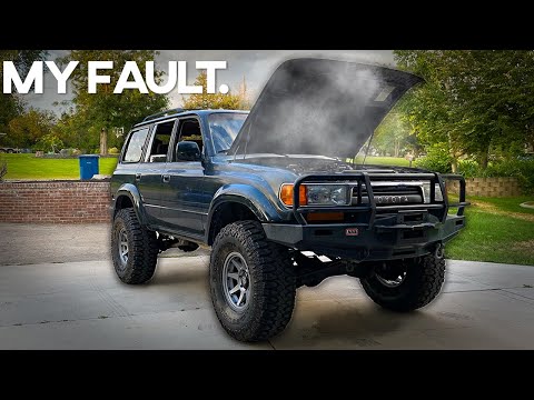 Видео: Ремонт системы охлаждения Land Cruiser 80! Новый водяной насос, муфта вентилятора и датчик темпер...