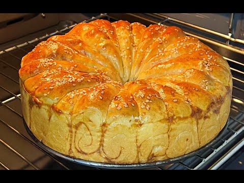 Видео: Отрывной Пирог с потрясающей начинкой Делайте это каждый день Замес 3 минут из того что есть в доме