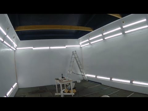 Видео: Освещение в гараже на светодиодных лампах.