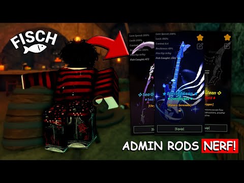 Видео: АДМИН-РОДС получил НЕРФ в Roblox FISCH!