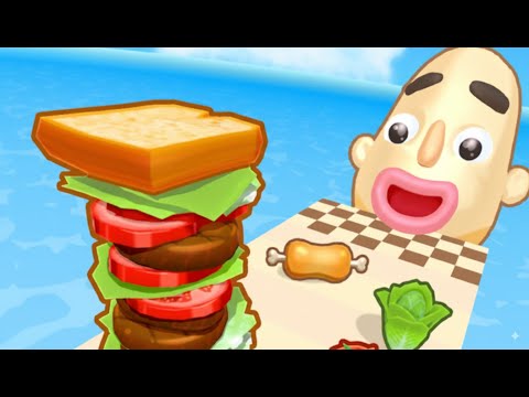 Видео: Sandwich Runner Мега Сэндвич рыба или мясо