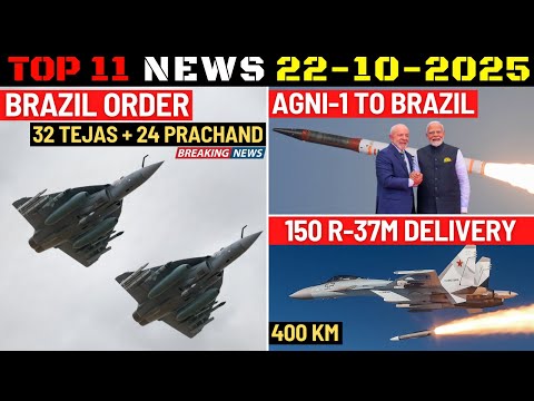 Видео: Новости индийской обороны: заказ Бразилии на 32 ракеты Tejas, Agni-1 для Бразилии, сделка на 150 ...