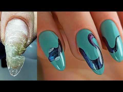 Видео: Треш! Ремонт Ногтя. Маникюр. Дизайн Ногтей. Виктория Авдеева