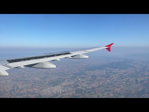 Видео: Turkish Airlines • Airbus A321-231 • TC-JMK • Яркое утреннее прибытие в Салоники