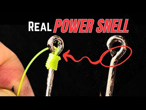 Видео: Power Snell Knot | Как завязать узел Snell на рыболовном крючке