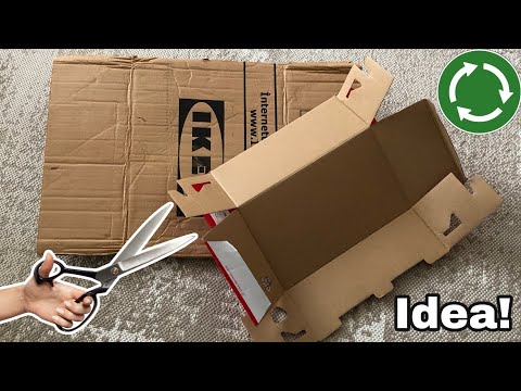 Видео: Не бросайте картонные коробки! Смотри, что я сделал