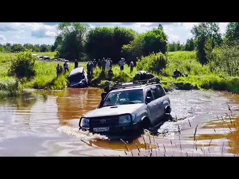 Видео: TLC 105 на 45’2 колёсах) непроходимая глина, и опасный брод)