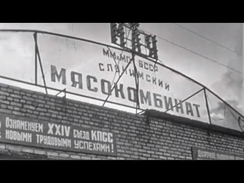 Видео: Видео 1970 года! Слонимский мясокомбинат и совхозы "Слонимский" и "Победитель"!