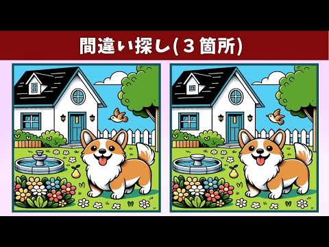 Видео: Найдите 3 отличия | Иллюстрация Версия #1420