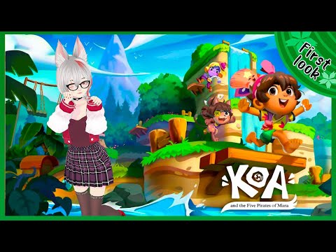 Видео: Милашный платформер ► Koa and the Five Pirates of Mara первый взгляд