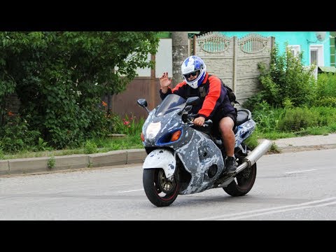 Видео: За рулем SUZUKI Hayabusa