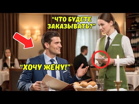 Видео: «Притворись моей ЖЕНОЙ за 1000 $» — сказал МИЛЛИАРДЕР… Тихая официантка ответила так, что он ОПЕШИЛ