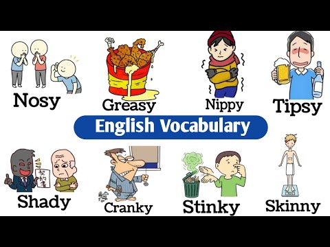 Видео: Лексика: неформальные прилагательные || Английская лексика и слова ||