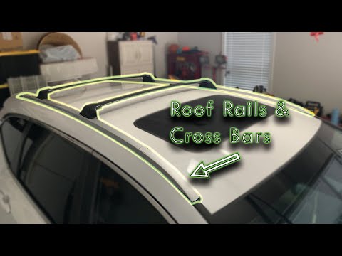 Видео: Как установить рейлинги и поперечины на крышу Honda CR-V 2017–2022 годов