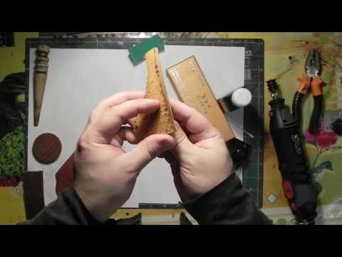 Видео: Инструмент для обработки уреза кожи. Как обработать урез кожи? Tools for processing the skin