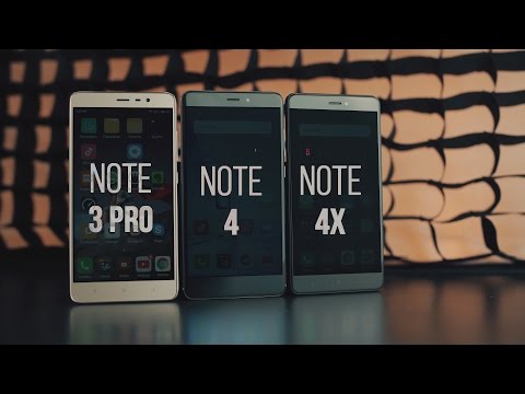 Видео: Какой Xiaomi Redmi Note лучше купить? Битва Note 3 Pro против Note 4 против Note 4X.