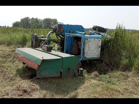 Видео: №34 Продолжение сенокоса и способ как стряхнуть пыль с трактора по-николаевски?