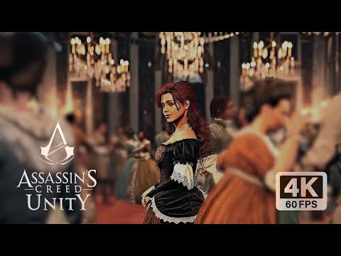 Видео: Assassin's Creed Unity 2 проф. прохождение настоящие 4K 60FPS без получения урона и напрасных потерь