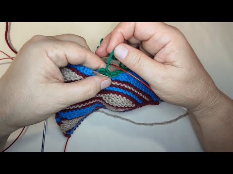 Видео: Наборный ряд при помощи крючка